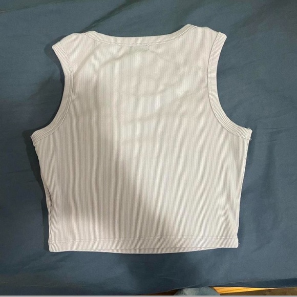 Purple argyle tank top - Picture 2 of 2